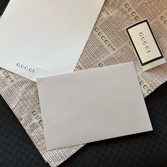 GUCCI 100th Anniversary Gift Wrap/Tissue Paper Lot! - Picture 3 of 5